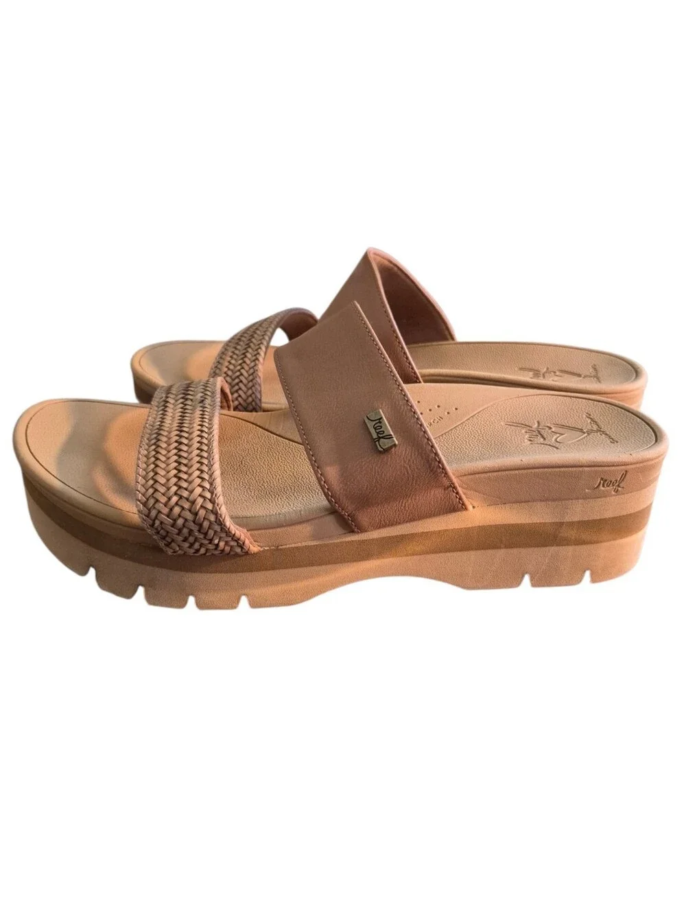 Reef Banded Horizon 2.5 platform sandals- 10.          G53